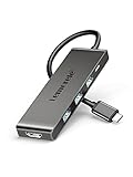 USB-C Hub 5in1 Lemorele USB C ハブ Type-C HUBマルチ 変換アダプター プレミアムドッキング ステーション 4K UHD HDMI出力ポート 3つのUSB-Aポート 高速データ伝送 100WPD充電 MacBook Air 2020 /Surface Go/Chromebook Pixe/MagicBook Pro/Air 12.5 / 13.3 pulgadas/ Pro 15 などに対応【 Switch使用可】