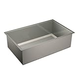 Moen G16100 1600 Series 16 Gauge Single Bowl Undermount Sink, Stainless Steel by Moen