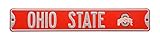 NCAA Ohio State W /ロゴストリートsignstreetサイン、チームカラー、36 " x 6 "