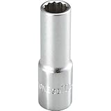 TONE:TONE ディープソケット(12角) 12mm 3D-12L 型式:3D-12L
