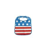 [ビニールベビービブ]赤ちゃん食事エプロン/US FLAG/星条旗