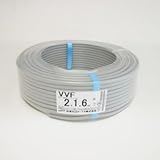 住電日立ケーブル VVFケーブル ビニル絶縁ビニルシース電力ケーブル平形 1.6mm 2心 100m巻 灰色 VVF1.6×2C×100m