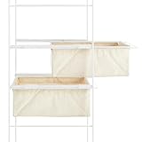 無印良品 スチールユニットシェルフ・追加用帆布バスケット・ライトグレー 幅84cmタイプ用 KEC02A9S