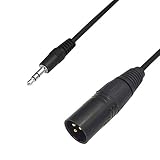 F-Factory 3.5mm TRS(3極)ミニプラグ (オス) - XLR(キャノンプラグ) (オス) 変換ケーブル 3m FNT-XT-13030S