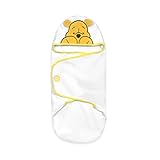 Disney Baby Bath Swaddler, Yellow/White Winnie The Pooh by Disney