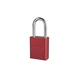 American Lock A1106RED1KEY Padlock Keyed Aluminum Red [並行輸入品]