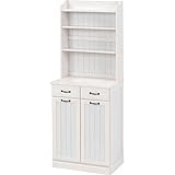 ダストボックス　ホワイト　幅59cm　MUD-6552WS