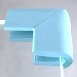 めちゃ×2売れてるッ コーナーガード  ガラステーブル U字型 4個セット  T09-11 (ライトブルー)