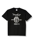 コスパ 機動戦士ガンダム ジオン ヴィンテージ ゴールド Tシャツ BLACK Lサイズ