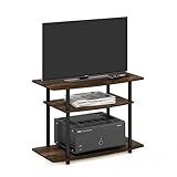 Furinno TURN-N-TUBE テレビ台 3段 工具不要 エンターテインメントセンター 32インチまで対応 テレビボード リビングルーム ベッドルーム アンバーパイン