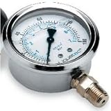 JAYBRAKE pgb25100l Hydronix圧力ゲージ0 – 100 PSI with 1 / 4インチ下部マウント