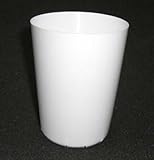 硬質ポリポット　8ｃｍ深　100個　白