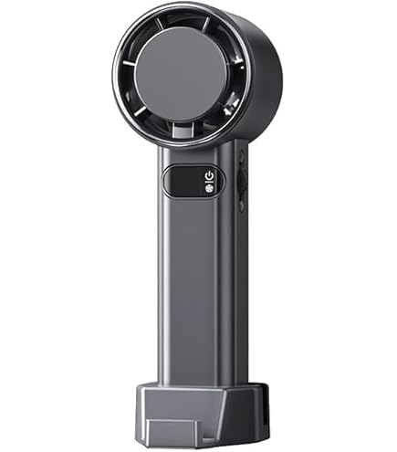 Amazon | ハンディファン 手持ち扇風機 100段階風量調節 冷却プレート