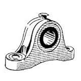 Chicago Die Casting95006Pillow Block-5/8" PILLOW BLOCK (並行輸入品)