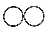 Roo Threads Aluminum Rings for Slings, Black by Roo Threads