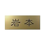 丸三タカギ 彫り込み済表札 アクリル APY2-G-1-1-岩本 【完成品】