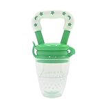 Ochine 乳首 ベビー用品 栄養 野菜 果物 咬み袋 ベービー 赤ちゃん おしゃぶり おいしい 離乳食トレーニング 果汁おしゃぶり/出産祝い 食品級シリコン 3-36月設定 (9-36月, ディー
