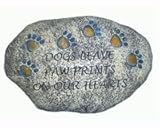 Evergreen Enterprises Inc Dogs Leave Paw Prints on our Hearts Tiding Stone