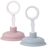 ルボナリエ ラバーカップ 台所 洗面台 スッポン 排水口 キッチン ミニ 排水口掃除 詰まり解消 トイレ 2個 セット (ピンク ブルー)