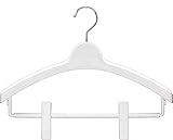 シンコハンガー(Shinkohanger) モノクローゼット トップスハンガー クリップバー ホワイト
