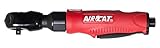 AIRCAT 802-5 1/2" Composite Quiet Ratchet, Red & Black, Compact [並行輸入品]