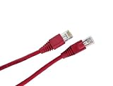Leviton 5G460-15R GigaMax 5E Standard Patch Cord, Cat 5E, 15 Feet Length, Red [並行輸入品]