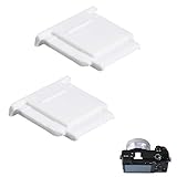 JJC 2枚入 ホットシューカバー Sony α9Ⅲ ZV-1 II ZV-E10 II ZV-E1 α7IV A7IV A7M4 A7 IV A7III A7C A7SIII ZV-1 A9II A9 A7II A7RIV A7RIII A7RII A7R A7SIII A7SII A7S A6600 A6500 ILME-FX2など対応 ソニー FA-SHC1M 互換 保護 ホワイト