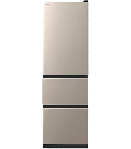 Amazon.co.jp: 日立 冷蔵庫 幅54cm 315L シャンパン R-V32NV N 3ドア