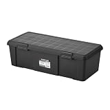 アイリスオーヤマ 収納ボックス 収納ケース 68L RVBOX 屋外収納 コンテナ アウトドア 幅90×奥行40×高さ28cm RV900D チャコールグレー