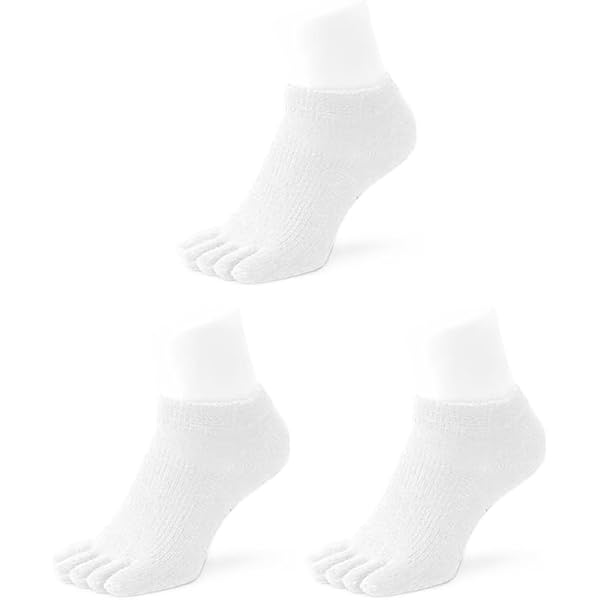 ゆびのばソックス　アンクル　ホワイト　Sサイズ 3足セット Amazon | ゆびのばソックス 五本指 ゆびのばアンクル ホワイト Sサイズ