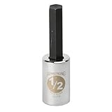 Armstrong 12-714 1/2-Inch Drive Standard Length Hex Driver Socket 5/16-Inch Bit [並行輸入品]