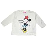 ディズニー ミニー 長袖Ｔシャツ スパンコール 色変化 ホワイト 100