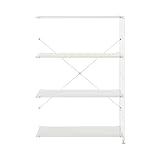 無印良品 スチールユニットシェルフ用スチール棚追加セット 幅84cmタイプ 中 ライトグレー KE20WA1A