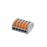 ネグロス電工:ワンタッチコネクタ(5穴) ＜WF-5＞ 型式:WF-5（1セット：40個入）