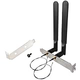 WiFiアンテナ トライバンド 5dBi RP-SMA オス + MHF4ケーブルキット M.2 NGFFカード用