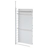 JKプラン 連結用つっぱり式間仕切りラック　ワイドサイズ・ハンガータイプ ホワイト cw-016