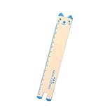 function-ruler 4pcs 15 cm CARTOON動物木製定規製図の測定ストレート定規ツールプロモーションギフトひな形 5646345077243