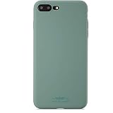 Holdit スマホケース (iphone 8Plus 7Plus / モスグリーン) ソフトタッチ スマホ ケース カバー (シリコン/ワイヤレス充電可能) iphoneケース