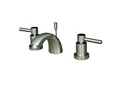 Kingston Brass KS2958DL Concord Mini Widespread Lavatory Faucet, 5-Inch Spout Reach, Satin Nickel by