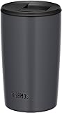 サーモス 真空断熱タンブラー フタ付き 400ml ダークグレー JDP-401 DGY
