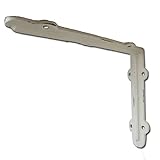 装飾を省いたシンプルなキャストアイアンブラケット　Lサイズ　ホワイト