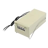 uxcell　電磁カウンタ　グレー　プラスチック　7.4 x 4 x 2.9cm　DC24V