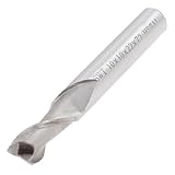 uxcell フライス　エンドミル　カッターツール　グレー　10mm x 10mm x 22mm x 72mm　 HSS-AL　デュアルフルート
