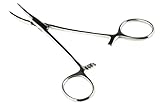 SE 651FC 5 Self Locking Curved Forceps, Stainless Steel by SE