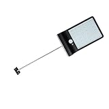 Baoblade Baoblaze 36LED　ソーラーライト　屋外　防水　省エネ　防犯　ウォールライト　人感センサー　白＆黒　ポール付き/ なし　玄関　通路　駐車場　常時点灯 - 黒；ポール付き