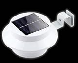 [Present-web] ソーラーパネル搭載サークルライト　夜間自動点灯　イエロー