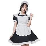 クリアストーン(Clearstone) コスプレ ハロウィン メイド ミニ レディース ブラック