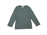 (ティッタン) TTITTANG 子供服 ポケット付き 長袖Ｔシャツ 全7色 男の子 女の子 ロンＴ 無地 綿 キッズ ベビー ( ライトブルー / 90 )