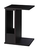 縦でも横でも使えるサイドテーブル トーレ DB ダークブラウン