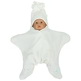 Tuppence & Crumble タッペンスアンドクランブル Star Baby Wrap スターラップ Classic Range ０－４ヶ月 クリーム FSWClassics おくるみ [並行